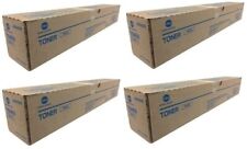 4 Genuine OEM OPEN BOX Konica Minolta TN515 Black Toner Cartridges TN-515 picture