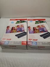  2x Canon KP-36IP Colour Ink + Paper Set Postcard Size picture