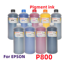 9X1Liter Premium Pigment refill ink for SureColor SC P800 Printer T850 * picture