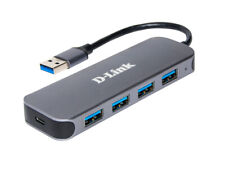 NEW D-Link DUB-1341 Super Speed 5Gbps Transfer 4-Port USB 3.0 Hub Switch Desktop picture