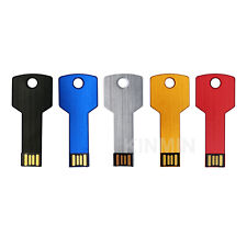 Lot 100 Custom Key Shaped USB Flash Drives Customized with Logo Promotional Gift picture