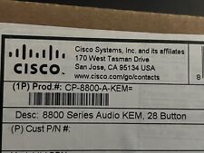 NEW lot of 3 Cisco CP-8800-A-KEM IP Phone Key Expansion Module *  * picture