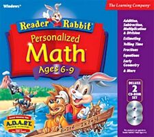Reader Rabbit Personalized Math 6 - 9 ADAPT Deluxe 2-CD Set PC Software 32-bit picture