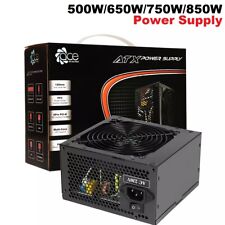 ACE Black PSU 500W/650W/750W/850W Power Supply Desktop PC ATX 120mm Fan Lot picture
