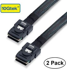 2 Packs Internal Mini SAS Cable 36Pin SFF-8087 to SFF-8087 100Ohms 0.5 ~1 Meter picture