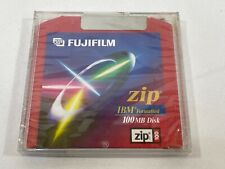 1 Single x FUJI FUJIFILM 100 MB Zip Drive Disks IBM Formatted Red NEW Sealed picture