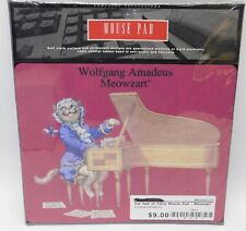Vintage Mouse Pad: NIB - Cat Hall of Fame - 1996 Wolfgang Amadeus Meowzart picture