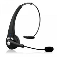 OVER THE HEAD MONO HEADSET WIRELESS HEADPHONE BOOM MIC for SMARTPHONES picture