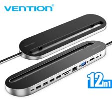 USB C Hub 12 in 1 Type C Docking Station PD 4K HDMI VGA Ethernet SD Card Reader picture