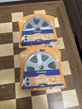 Two 10 Packs DVD-R Verbatim Digital Movie AZO 4.7 GB 8x Speed 120 min Unused picture