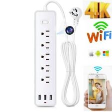 128GB 4K HD 1080P WIFI IP Wireless Camera Security Motion Detection Power Strip picture