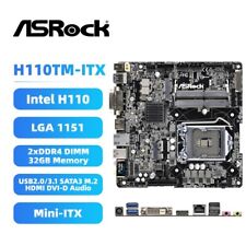 ASRock H110TM-ITX Motherboard Mini-ITX Intel H110 LGA1151 DDR4 SATA3 HDMI M.2 picture