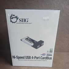 Computer/Hardware SIIG INC HI-SPEED USB 4-PORT CARDBUS New Unopened SEALED Box picture