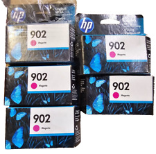 5-Pack HP 902 Magenta Original Ink Cartridge, ~315 pages, T6L90AN#140 - Aug 2022 picture