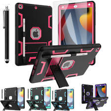 For Apple iPad 9th/8th/7th/6th Gen Stand Case Cover Shockproof Heavy Duty Rubber picture