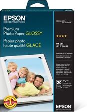 Epson S041464 Premium Photo Paper, 68 lbs., High-Gloss, 5 x 7 (Pack of 20... picture