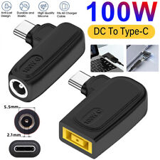 Laptop Charger Converter USB Type C to DC PD 100W Power Charging Cable Adapter picture