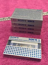 5 LOT Vintage ALL SEALED Sony Personal Computer Cassette SOM-15 Super Scarce NOS picture