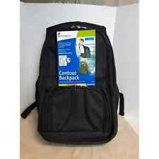 Kensington Contour Laptop Backpack Black ADJUSTABLE LUMBAR SNUGFIT PROTECTION picture
