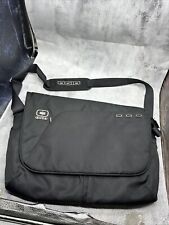 OGIO Messenger Laptop Shoulder Travel Bag Black Nylon Zippered picture