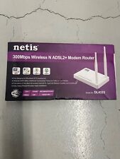 Netis DL4323 300Mbps High-Speed Wireless N ADSL2 and Modem Router Please Read picture