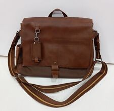Presenting A RARE Find, Piquadro Fine Leather & Canvas Laptop Bag Made In ITALY  picture