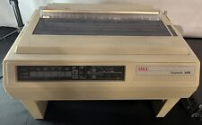 Vintage Oki Pacemark 3410 9-Pin Dot Matrix Printer Model GE8285A TURNS ON picture