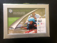 HP~Photo Value Pack 3 Ink Color Cartridges 85 4 x 6 glossy sheets photo paper picture