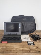 Vintage AST Ascentia 910N Laptop Computer 4/50 CS-10 Deluxe Case Tested Working picture