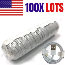100x Lot Wholesale Bulk 3Ft 6Ft For iPhone 11 XR X 8 USB Charger Charging Cable picture