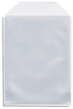 1000-Pak Clear CPP Plastic DVD SLEEVES with Flap for 14mm DVD Box Artwork & Disc picture