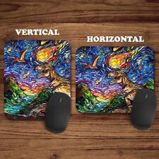 Jurassic Night Dinosaur Survival Park Mouse Pad Mat Mousepad Office Gaming picture