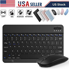 Universal Wireless Bluetooth Keyboard+Mouse Mice For MacBook iPad Air Pro PC picture