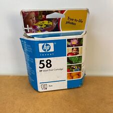 Official OEM Genuine HP 58 Inkjet Ink Print Cartridge New EXP FAST picture