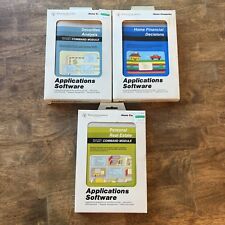 Texas Instruments TI-99/4A Home Computer Applications Software LOT OF 3 - MINT picture