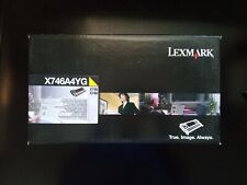 GENUINE LEXMARK X746A4YG OEM YELOW TONER BRAND NEW FACTORY SEALED picture