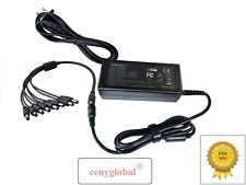 12V 6A AC Adapter + 1 to 8 Power Splitter Cable For CCTV Surveillance Camera DVR picture