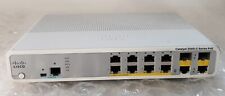 Cisco WS-C3560C-8PC-S PoE+ V01 8-Port + 4-Port SFP Switch w/ Power Cord picture