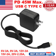45W Type-C Fast Charger Power Adapter for Samsung ASUS Sony Laptop Phone Tablet picture