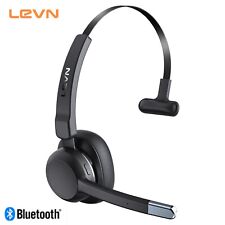 LEVN Bluetooth 5.2 Wireless Headset With Noise Cancelling Microphone For Trucker picture