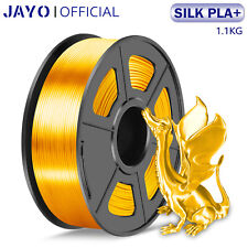 JAYO SILK PLA+ 1.75mm 3D Printer Filament 1.1KG Gold Silver Dual-color Neatly picture