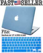 Hard Shell Clip Snap-On Case + Keyboard Skin For MacBook Air 13