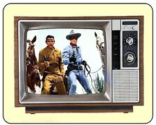 Lone Ranger Mousepad 1950s Retro OLD TV western Shows  7 x 9 MOuse Pad picture