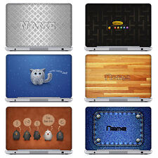 Unique Laptop Notebook Skin Sticker w. Customized Name For DELL HP ASUS & More picture