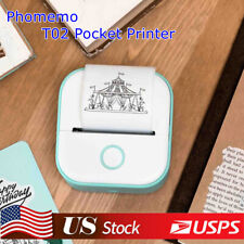 Phomemo T02 Pocket Thermal Label Printer Bluetooth Wireless Mini  Phone Printer picture