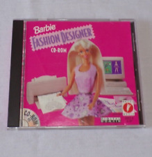 VTG Mattel Barbie Fashion Designer PC CD-ROM Game Pattern Clothes Making Design picture