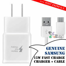 Original Genuine Samsung Galaxy Tab A 8.0 (2017) A2 S WALL CHARGER + CABLE picture