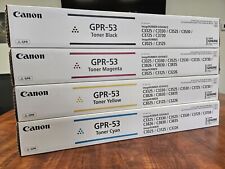 Canon GPR-53 Toner Cartridge Full Set - CMYK - IR C3320 C3325 C3330 NEW Genuine picture