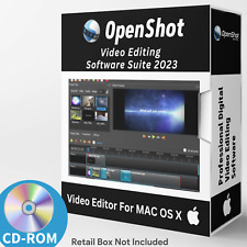 Open Shot Video Editor 2023 | Full Pro Video Editing Software Suite CD for MAC picture