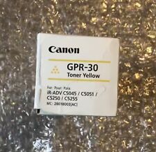 Canon GPR-30 Yellow Toner 2801B003(AC) NEW Genuine Factory Sealed picture